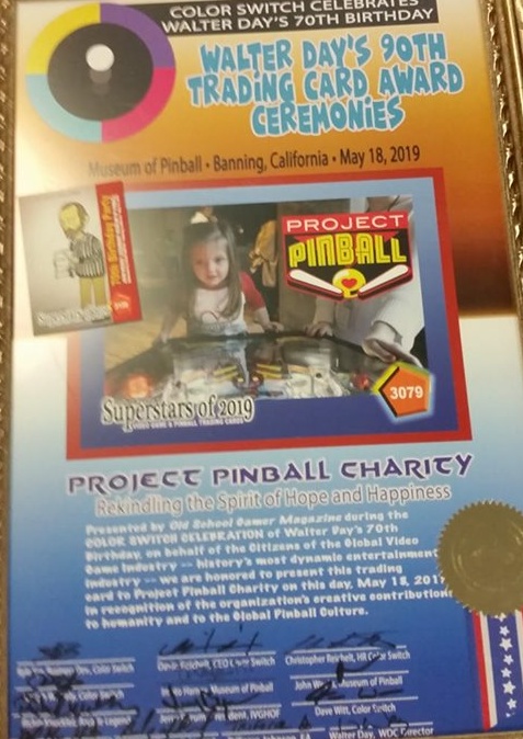 Project Pinball Honored at Walter Day’s 90th Trading Card Award Ceremonies