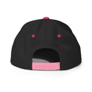 Embroidered Snapback Hat - Image 4