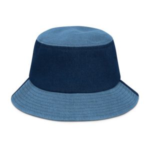 Embroidered Denim Bucket Hat - Image 6