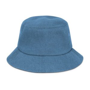 Embroidered Denim Bucket Hat - Image 8