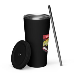 20 oz Insulated Tumbler with Straw - Image 3