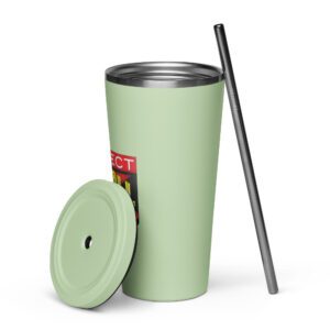 20 oz Insulated Tumbler with Straw - Image 11