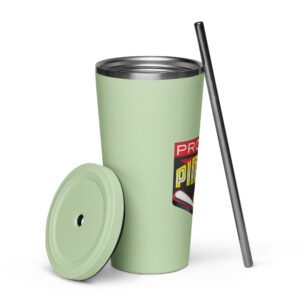 20 oz Insulated Tumbler with Straw - Image 12