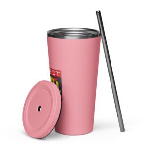 20 oz Insulated Tumbler with Straw - Image 8