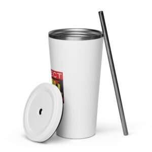 20 oz Insulated Tumbler with Straw - Image 14