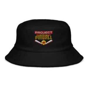 Embroidered Unstructured Terry Cloth Bucket Hat - Image 2