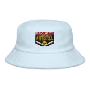 Embroidered Unstructured Terry Cloth Bucket Hat - Image 3