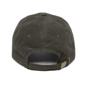 Embroidered Vintage Corduroy Cap - Image 4