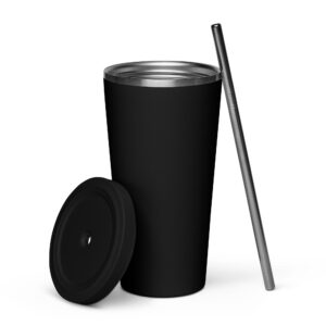 20 oz Insulated Tumbler with Straw - Image 18