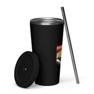 20 oz Insulated Tumbler with Straw - Image 20