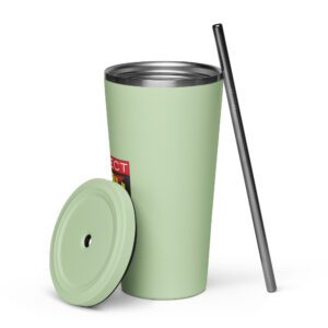 20 oz Insulated Tumbler with Straw - Image 30