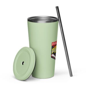 20 oz Insulated Tumbler with Straw - Image 31