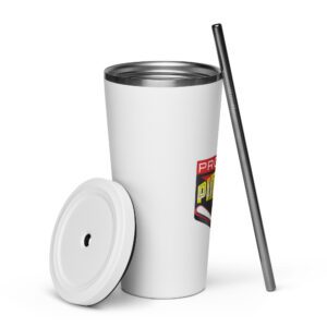 20 oz Insulated Tumbler with Straw - Image 35