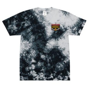 Embroidered Oversized Tie-Dye T-Shirt - Image 9