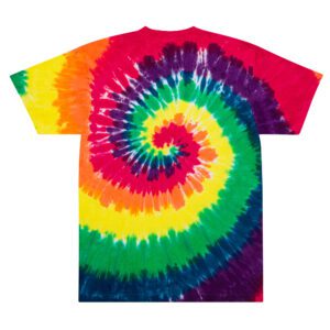 Embroidered Oversized Tie-Dye T-Shirt - Image 8