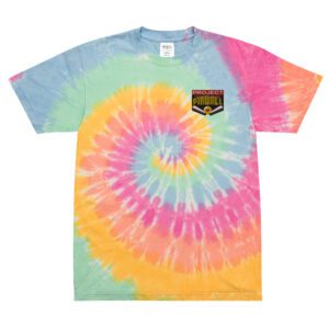 Embroidered Oversized Tie-Dye T-Shirt - Image 5